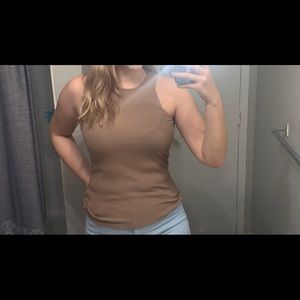 Brown H&M tank top.